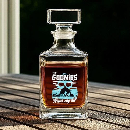 The Goonies Cannon Beach Never Say Die Whiskey Decanters
