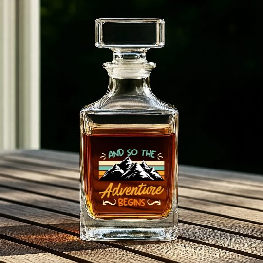 And so the Adventure begins Wanderlust Wanderer Whiskey Decanters