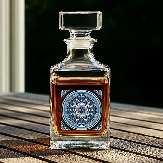 Unique Mandala V2 Whiskey Decanters