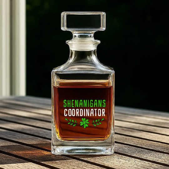 Shenanigans Coordinator Saint Irish Pats St Whiskey Decanters
