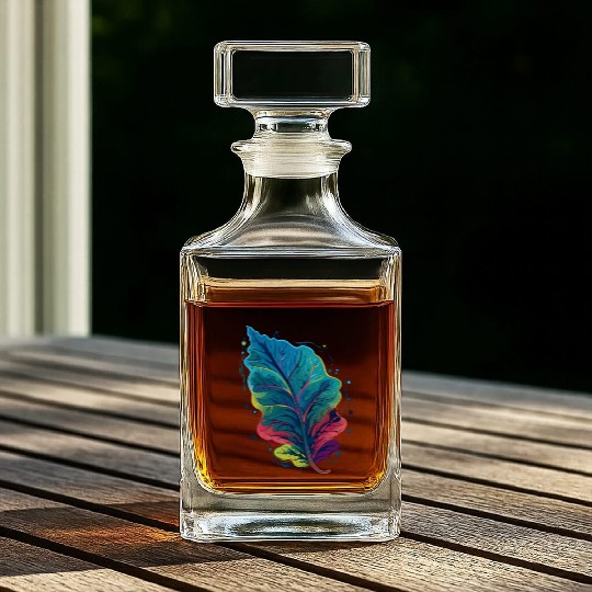 Colorful Leaf Autumn Fall Leaves Foliage Plant Whiskey Decanters