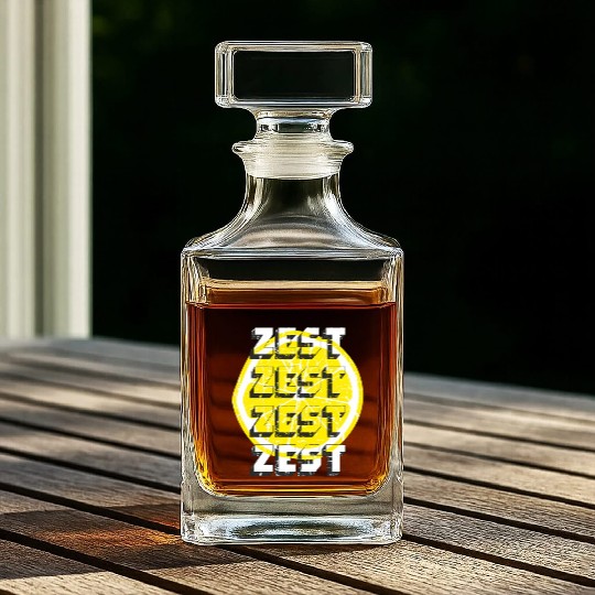 Lemon Zest Whiskey Decanters