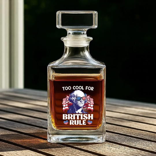 Too cool for British rule George Washington Whiskey Decanters
