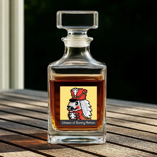 Citizens of Bunny Nation NFT #99 Artwork Whiskey Decanters