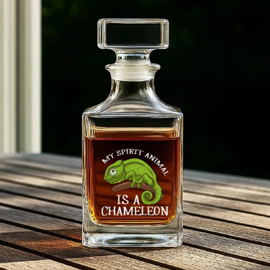 My rit Animal Is A Chameleon Lizard Chameleon Whiskey Decanters