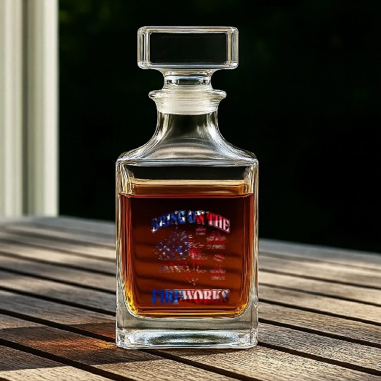 Bring on the Fireworks Whiskey Decanters