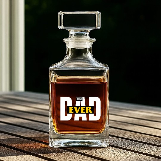 BEST DAD EVER Whiskey Decanters