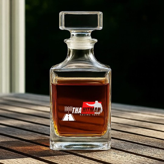 Tha Hitman Racing Team Whiskey Decanters