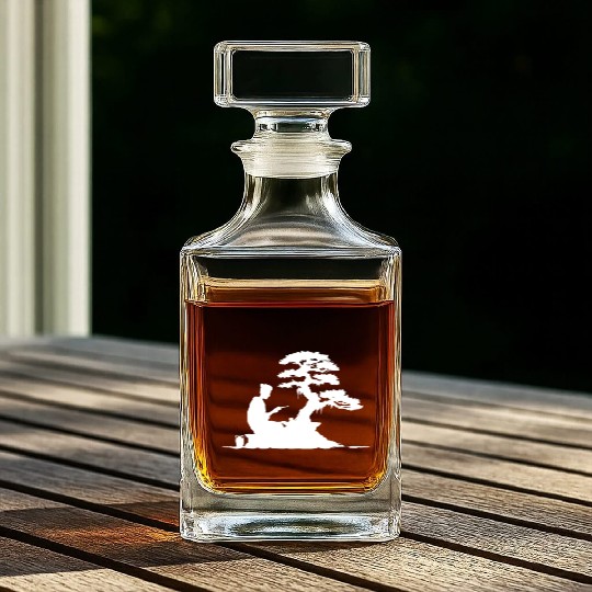 bonsai Japanese Art Whiskey Decanters