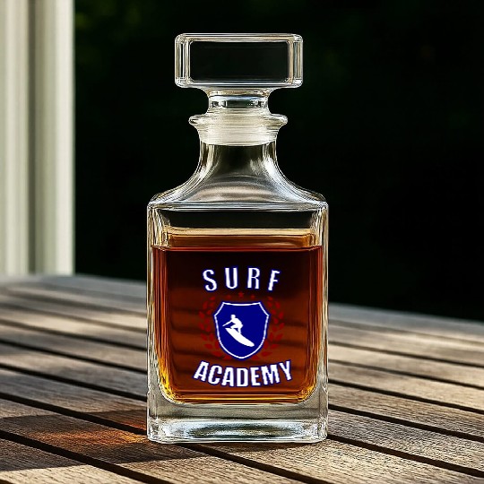 Surf Academy Whiskey Decanters
