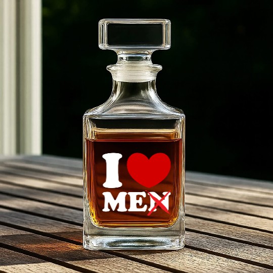 I Love Me I Heart Me Motivational Self Love Men Whiskey Decanters