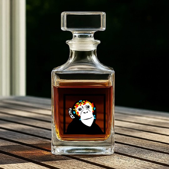 Monkey Face Monkey Monkey Whiskey Decanters