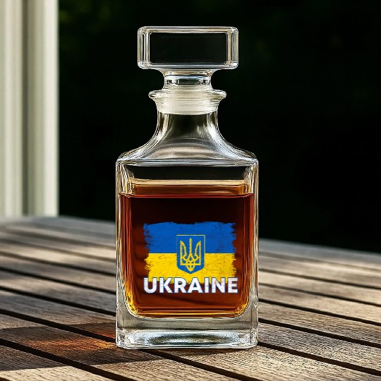 Ukrainian Flag Ukraine Flag Ukraine Whiskey Decanters