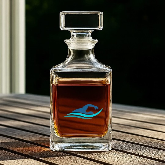 Swimming And Swim Whiskey Decanters