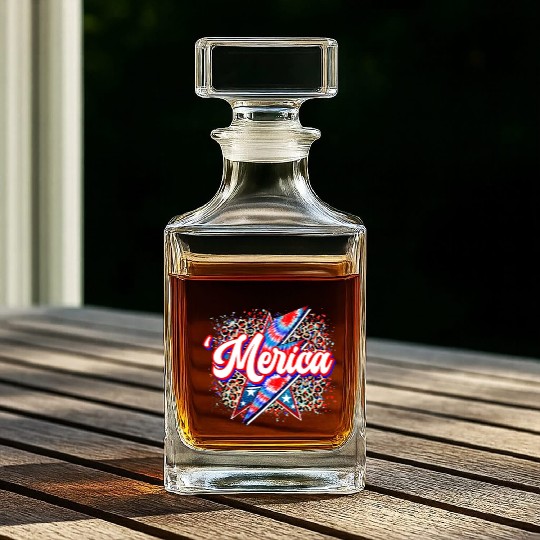 Merica Whiskey Decanters