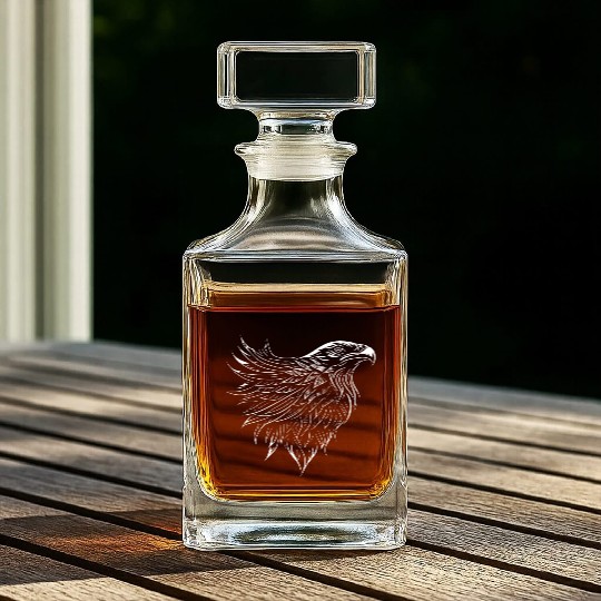 free heart Whiskey Decanters