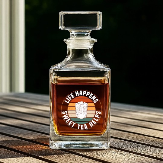Great Sweet Tea Saying Whiskey Decanters