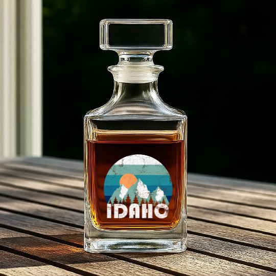 Idaho State Whiskey Decanters