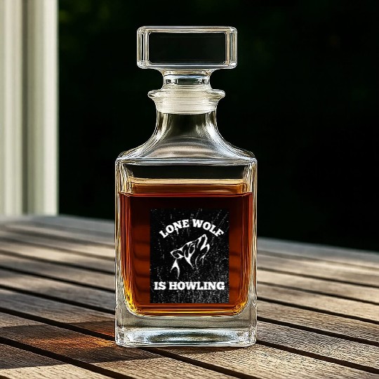 LONE WOLF Whiskey Decanters