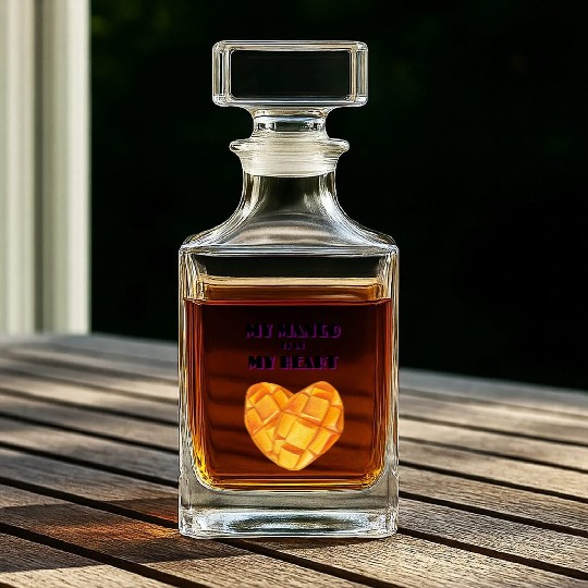 My Mango is in my Heart Whiskey Decanters