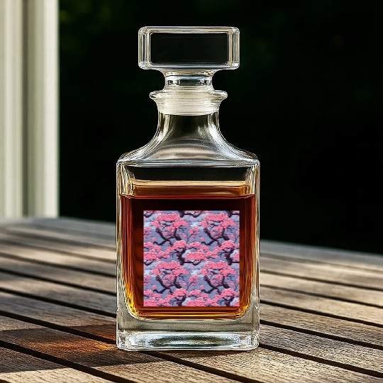 Anime Euphoria: Fantasy Cherry Blossom Dreamscape Whiskey Decanters