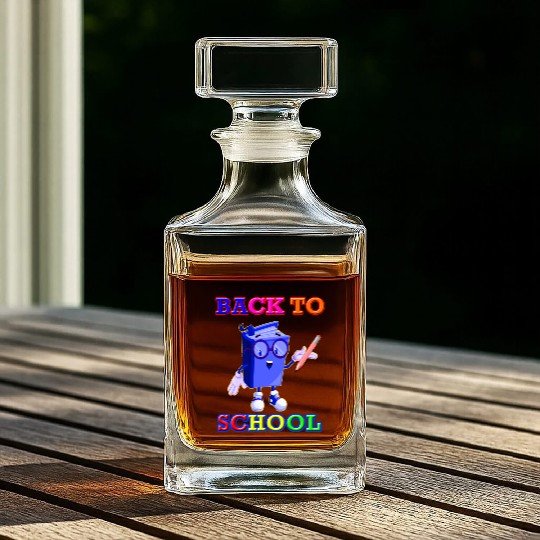 Back to School Whiskey Decanters