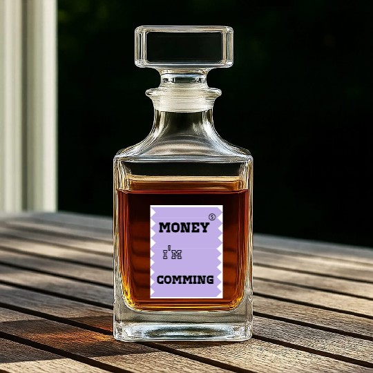 money i'm coming Whiskey Decanters