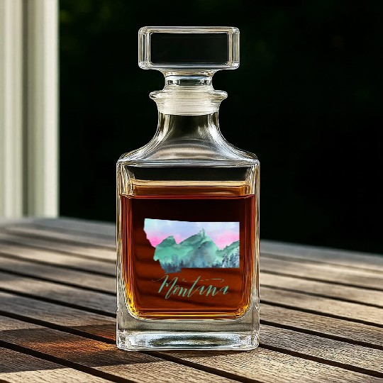 Wildflower Paper Company Whiskey Decanters