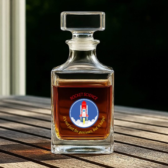 Rocket Scientist Whiskey Decanters