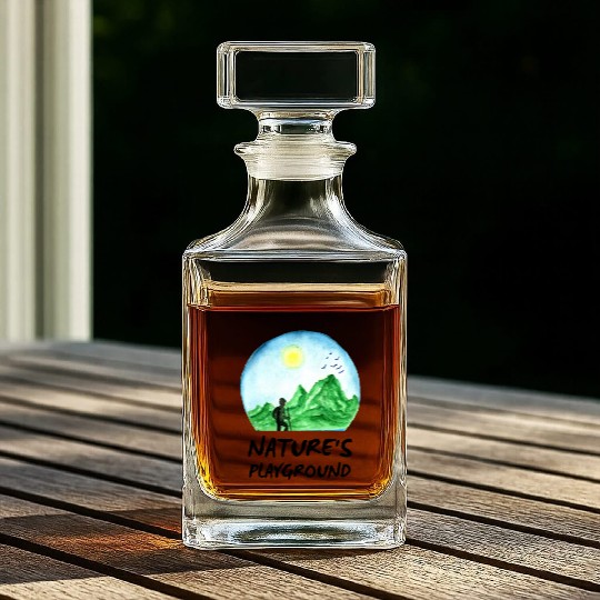 Nature's Playground Whiskey Decanters