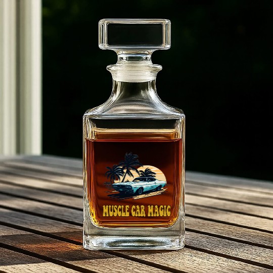 Muscle Car Magic Whiskey Decanters
