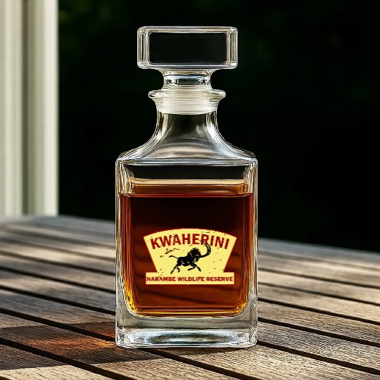 Kwaherini Harambe Wildlife Reserve Whiskey Decanters