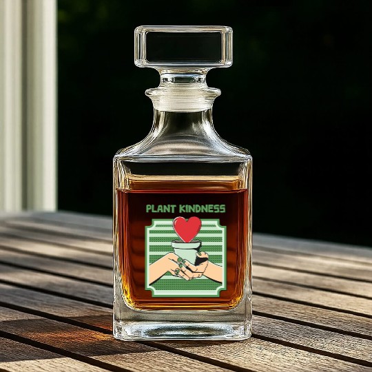 Plant Kindness Whiskey Decanters