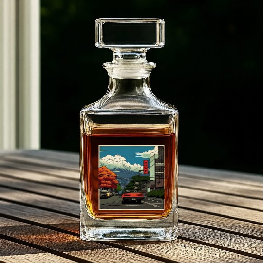 fall in japan Whiskey Decanters