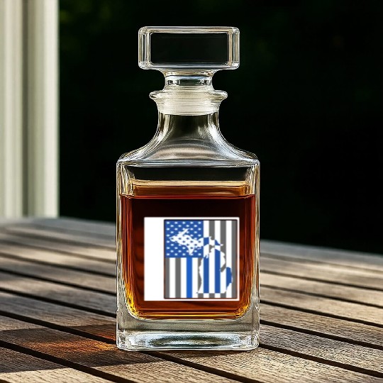 Police Whiskey Decanters, Michigan State Police Whiskey Decanters, Detroit