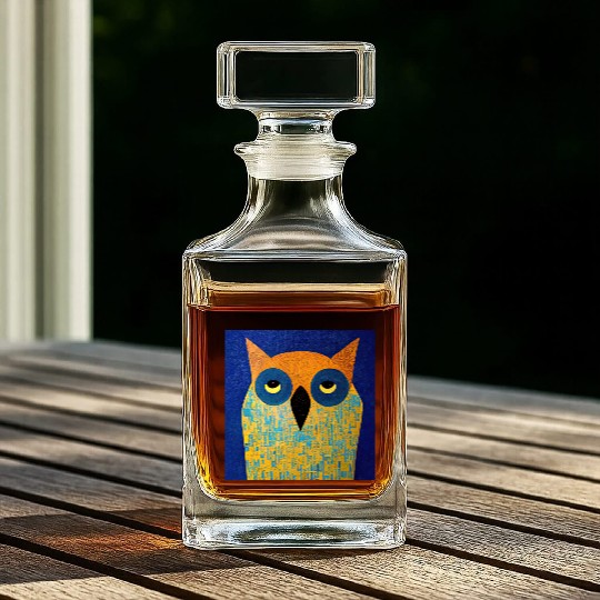 Mod Owl: Bored Owl Whiskey Decanters