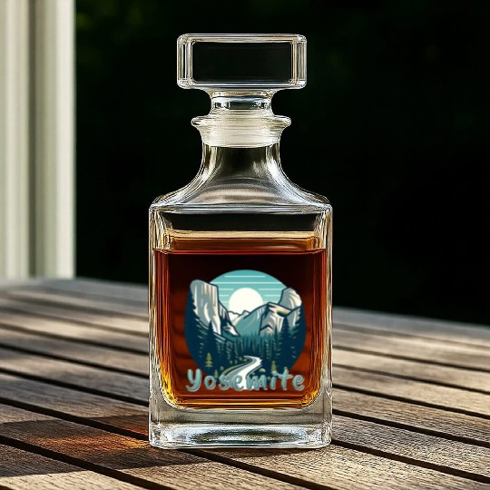 Yosemite National Park: The Beauty of Nature Whiskey Decanters