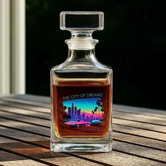 The City Of Dreams Los Angeles Whiskey Decanters