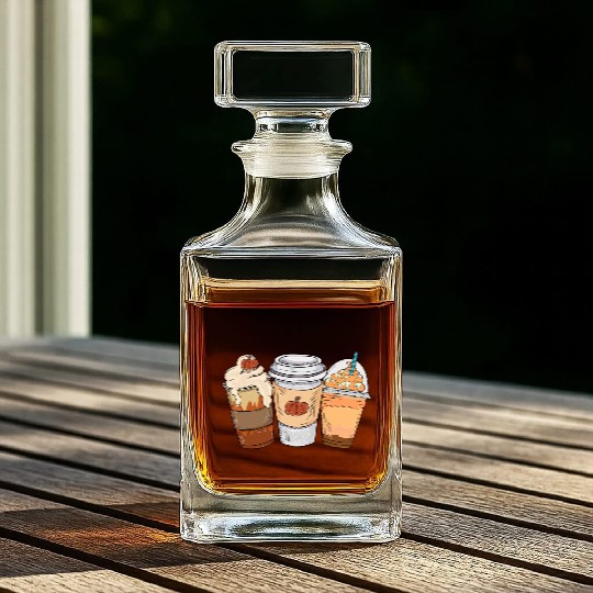Fall Coffee Drink Thanksgiving Whiskey Decanters