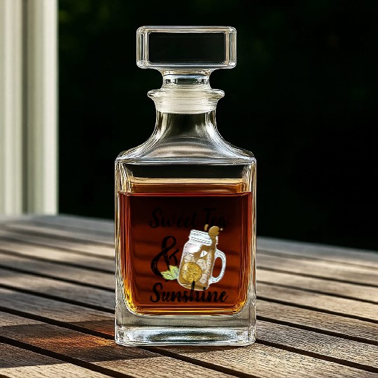 Sweet Tea And Sunshine Whiskey Decanters