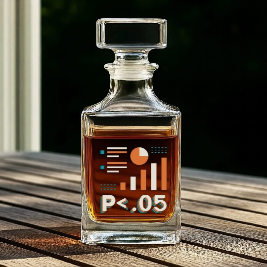 Data Analyst P < .05 Computer Science Programming Whiskey Decanters