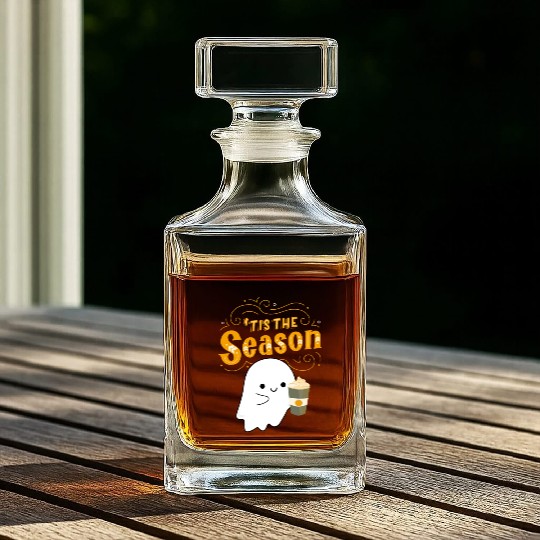 Tis the season pumpkin spice Whiskey Decanters