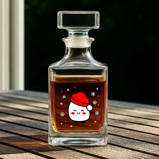 Santa Marshmallow Version 2 Whiskey Decanters
