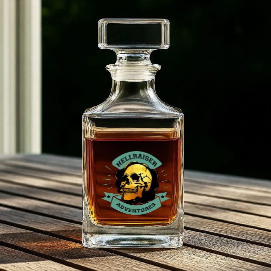 Gilded Skull Hellraiser Adventure Whiskey Decanters