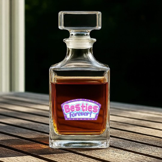 Besties Forever Whiskey Decanters