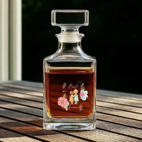 best friends Whiskey Decanters