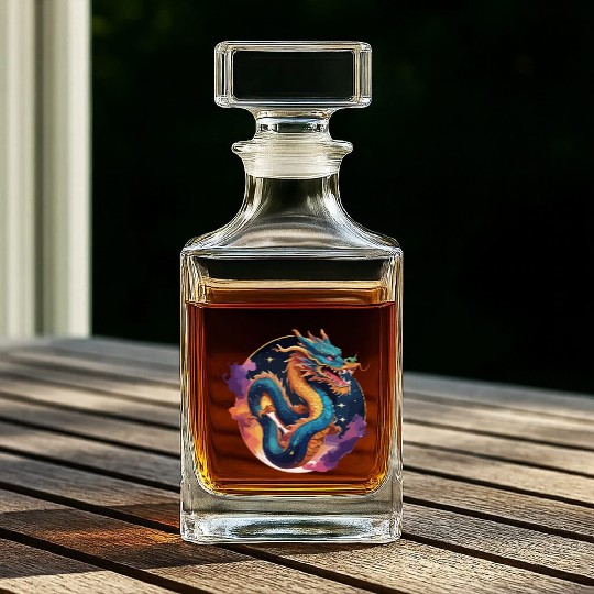 traditional Chinese dragon Whiskey Decanters