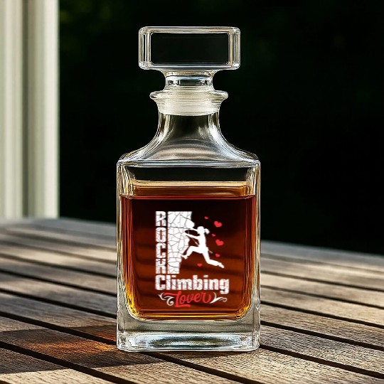 Rock Climbing Lover Whiskey Decanters