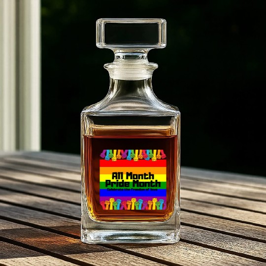 All Month Pride Month Whiskey Decanters