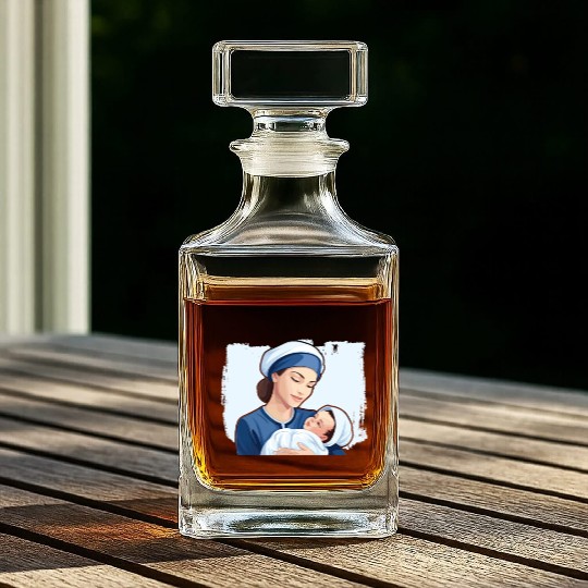 Registered Nurse Medical Medicine Neonatal Nurse Whiskey Decanters